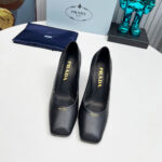 Prada Leather Pumps 85 mm - Image 3