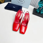 Prada Patent Leather Slingback Pumps 85 mm - Image 3