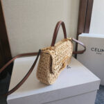 CELINE TEEN CELINE LOLA IN RAFFIA EFFECT TEXTILE(HIGH-END GRADE) - Image 3