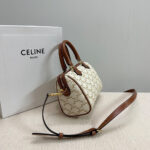 CELINE Small Boston IN Triomphe Canvas and calfskin - Image 3