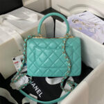 CHANEL Mini Flap Bag with Top Handle(HIGH-END GRADE) - Image 3