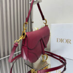 Dior Saddle Bag with Strap - Image 3