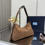 Prada Aimee medium suede shoulder bag - Image 3