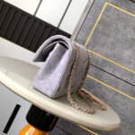 CHANEL Suede Classic Double Flap Handbag(HIGH-END GRADE) - Image 3