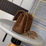 CHANEL Suede Classic Double Flap Handbag(HIGH-END GRADE) - Image 3