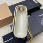YSL kate medium tassel in crocodile-embossed leather - Image 3