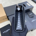 YSL kate medium tassel in crocodile-embossed leather - Image 3