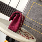 CHANEL Suede Classic Double Flap Handbag(HIGH-END GRADE) - Image 3