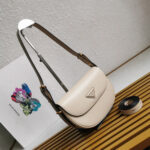 Prada Arque leather shoulder bag with flap - Image 3