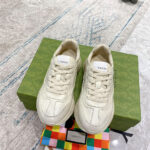 Gucci Rhyton Leather Sneakers - Image 3