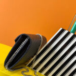 YSL classic cassandre chain wallet in grain de poudre leather(high-end grade) - Image 3