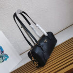 Prada Medium leather top-handle bag with padlock(high-end grade) - Image 3