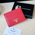 Prada Saffiano Leather Card Holder - Image 3