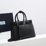 Prada Buckle small leather handbag with belt(high-end grade) - Image 3
