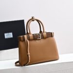 Prada Buckle small leather handbag with belt(high-end grade) - Image 3