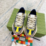 Gucci Multicolor GG Supreme Rhyton Sneaker - Image 3