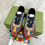 Gucci Multicolor GG Supreme Rhyton Sneaker - Image 3