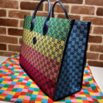 GG Multicolour large tote bag - Image 3
