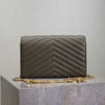 YSL cassandre chain wallet in lambskin - Image 4