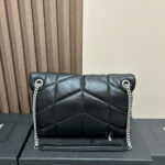 YSL PUFFER small in suede(HIGH-END GRADE) - Image 4