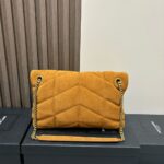 YSL PUFFER small in suede(HIGH-END GRADE) - Image 4