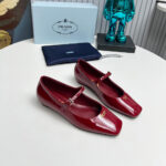 Prada Patent Leather Mary Jane Ballerinas - Image 4