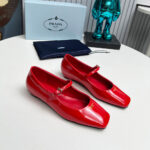 Prada Patent Leather Mary Jane Ballerinas - Image 4