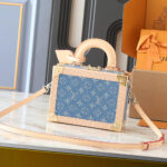 LV Petite Valise Denim Bleu - Image 4