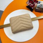 YSL CASSANDRE MATELASSÉ compact zip around wallet in grain de poudre leather - Image 4