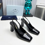 Prada Patent Leather Slingback Pumps 85 mm - Image 4