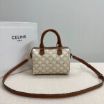 CELINE Small Boston IN Triomphe Canvas and calfskin - Image 4