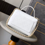 Chanel Large Flap Bag With Top Handle(HIGH-END GRADE) - Image 4