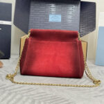 Prada Enchaine mini suede bag(HIGH-END GRADE) - Image 4