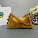 Prada Aimee medium suede shoulder bag - Image 4