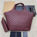 YSL ICARE MAXI SHOPPING BAG IN QUILTED LAMBSKIN(HIGH-END GRADE) - Image 4