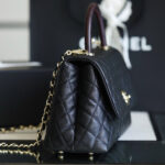 Chanel Large Flap Bag With Top Handle(HIGH-END GRADE) - Image 4
