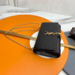 YSL kate medium tassel in grain de poudre embossed leather - Image 4