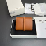 CELINE 16 Small Wallet in Shiny Calf Leather - Image 4