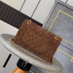 CHANEL Suede Classic Double Flap Handbag(HIGH-END GRADE) - Image 4