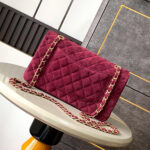 CHANEL Suede Classic Double Flap Handbag(HIGH-END GRADE) - Image 4