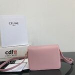 Celine TEEN TRIOMPHE BAG IN shiny calfskin(HIGH-END GRADE) - Image 4