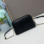 YSL Gaby zipped pouch in quilted lambskin - Image 4