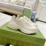 Gucci Rhyton Leather Sneakers - Image 4