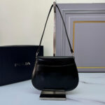 Small Prada Cleo brushed leather shoulder bag with flap - Image 4