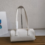 Prada Medium leather top-handle bag with padlock(high-end grade) - Image 4