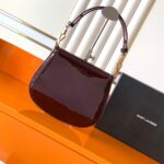 YSL Mini VOLTAIRE TOP HANDLE bag in patent leather - Image 4