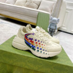 Gucci Rainbow Star Rhyton Sneaker - Image 4