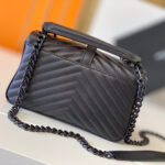 Saint Laurent College quilted-leather satchel bag - Image 4