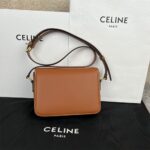 Celine TEEN TRIOMPHE BAG IN shiny calfskin(HIGH-END GRADE) - Image 4