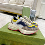 Gucci Multicolor GG Supreme Rhyton Sneaker - Image 4